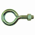 Midwest Fastener Eye Bolt 1/2"-13, 13 in Shank, Steel, Zinc Plated, 10 PK 52318